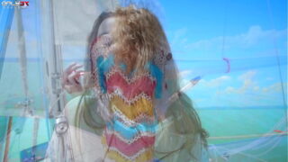 Hot babe Amirah Adara and Angel Emily toying their butthole outdoor sesh